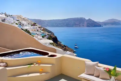 Image de Astounding Santorini Villa | Villa Archon | 2 Bedrooms | Breathtaking Views of the Caldera | Oia