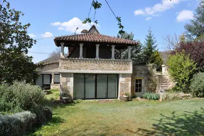 Image de la maison d ANGELprivative dans le parc de \"Barsac\"à la campagne
