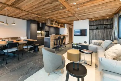 Image de Appartement spacieux avec vue et sauna