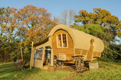 Image de The Wagon At Burrow Hill, pet friendly in Ottery St Mary