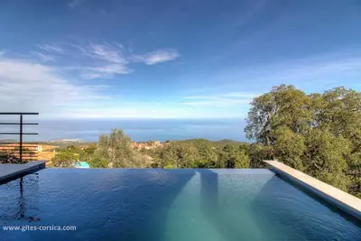 Bergerie Ernestu, Vue mer, Piscine chauffée, Accès Gr20