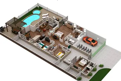 Image de Wheelchair access/Gated resort/king bed/casita/pool/coachella/pets/ev charger