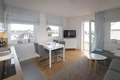Image de The apartment Strandgut is located in the house Atair. . . .
