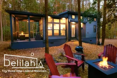 Image de Delilah - A Wooded Tiny Home Atop Lookout Mountain