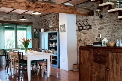 Image de Maison rurale avec barbecue Ă Mieres - Gerona - pour 9 personnes