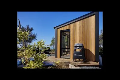 Hapuku river terrace A Eco Tiny House in the foothills of the kaikoura mountain.