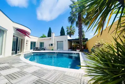 Image de Villa 6 pers avec piscine quartier résidentiel