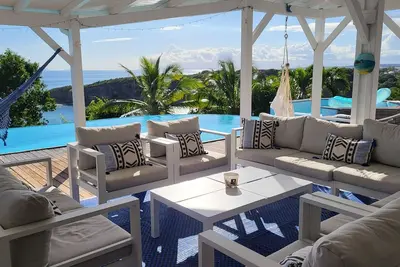 Image de magnificent Creole villa with breathtaking sea view