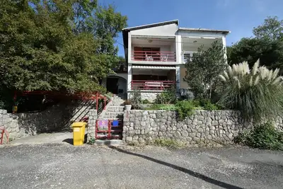 Image de Appartement de deux chambres avec la terrasse et la vue sur le mer Omisalj, Krk (A-20480-a)
