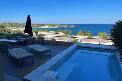 Image de Villa appart Terrasse 200 m Vue mer panoramique piscine plage