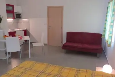 Image de Appartement Studio dans Orebić avec vue mer, Balcon, Climatisation, Wifi (4202-1)