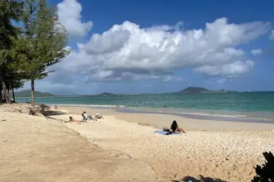 Image de Short walk to Kailua Beach across the street-Quiet Ac's-Lg. Kitchen-Patio-Grill