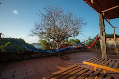 2 bedroom apt with roof terrace and huge wooden deck  - 5 min from San Juan Bay.