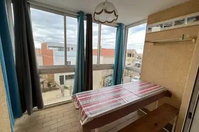 Image de Charmant T2 Cabine en Centre-Ville, 6 Pers. , 200m de la Plage - Animaux -10kg Ok