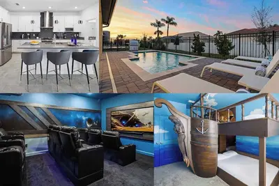 Image de Atlantic Dream | New! Fabulous 6-Br Beach Vacation Home w Themed Kids’ Br