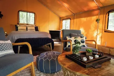 Image de Bluejay's Nest-Lux Camping Tent in the Gorge️