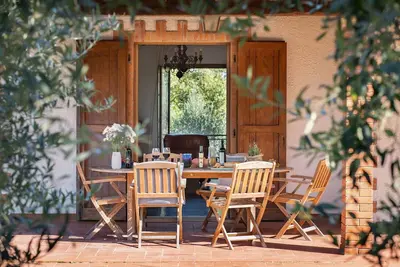 Image de Maison de vacances privée avec Wifi, climatisation, piscine privée, Tv, patio, près de Arezzo