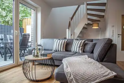 Image de DeichkajĂĽte 1 - this new semi-detached house with its own sauna offers you