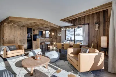 Image de Prestigieux duplex 4 chambres avec hammam et cheminée, proche des pistes à Val-d'Isère