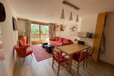 Image de Appartement 2 pièces pour 4 pers. au centre de Méribel avec balcon et Wifi