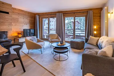 Image de Appartement Neuf 4* Méribel-Mottaret - 85m², 6 pers, Balcon, Jardin, Garage - Proche Pistes et Commerces