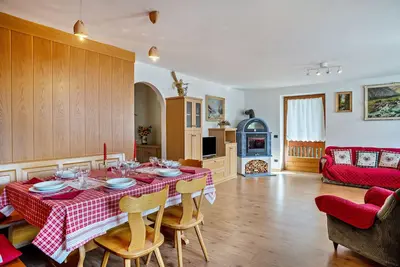 Image de Maison de vacances 'Magda' avec vue montagne, jardin privé et balcon