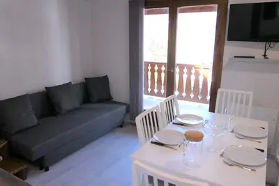 Image de Appartement cosy pour 4 pers avec balcon et parking Ă Saint-Gervais