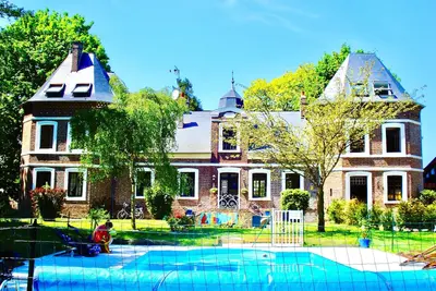 Image de Beautiful Chateau de la Vallee, Grandcourt, w\/Heated Pool near Coast and Forest