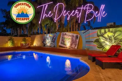 Image de Desert Oasis! Heated Pool-Bbq-Star Wars Game Room-Fire Pit-Fully Stocked Home