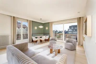 Image de Appartement luxueux vue mer Ă Deauville avec services