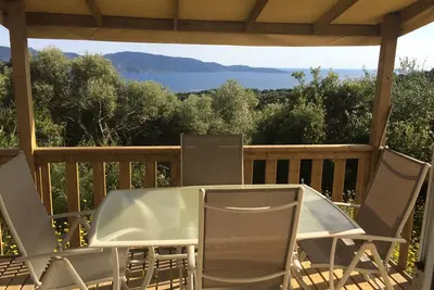 Image de Mobilhome climatisé face au golfe du Valinco\nA 10 minutes de la plage