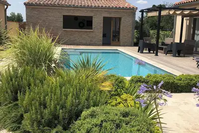 Image de Villa La Contal Entre Carcassonne et Toulouse, 8 pers, 4 ch, piscine privée
