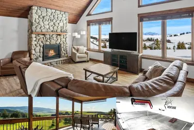 Image de Big Elk Haus – 4700sqft Home w\/ Hot Tub, Ac, Sleeps 14, 360° Views, PickleBall