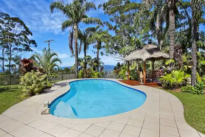 Image de Relaxing Family Mountain Sanctuary with private pool, firepit, Bbq, A/C