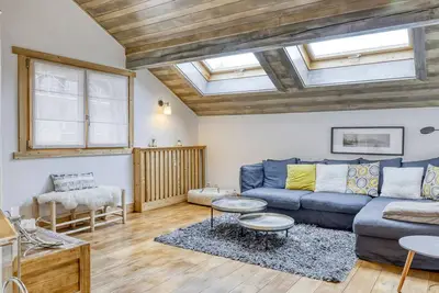Image de Appartement rénové 2 chambres, proche centre Megève, lumineux, parking, animaux acceptés