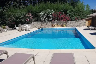 Image de Villa For 8 Pool /Gardens Beach\nMas de la Rivière, Villelongue de la Salanque