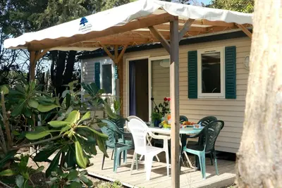 Image de Mobilhome «La Vague Joyeuse » * Climatisé * Mobilhome 4 personnes