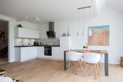 Image de Traumhafte Maisonette Fewo Direkt am Meer - Gulfhof Polder72