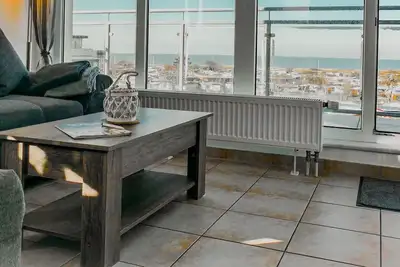 Image de Aw13 - Penthouse with sea view & roof terrace in Haus Am Waldbad, Sahlenburg