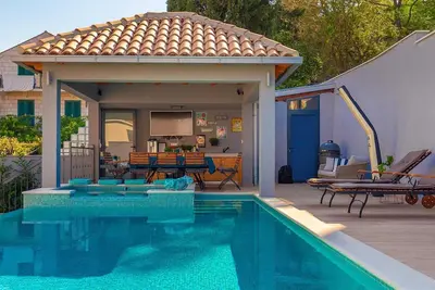 Image de A modern vacation house in Dubrovnik with a pool
