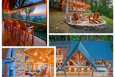 Image de Stylish Cabin w/ Mountain Views, Game Room, Hot Tub, Fire Pit