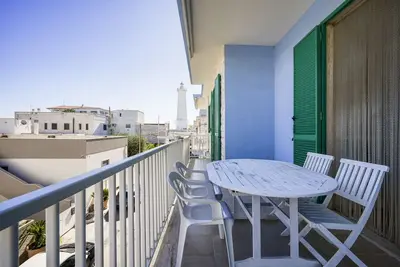 Image de Maison de plage, Torre Canne - Dori avec vue sur mer et balcon