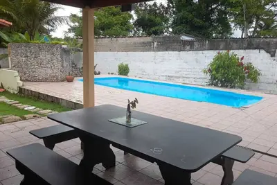 Image de Cozy Beach House with Pool and Wi-Fi - Ideal for Families and Pets
