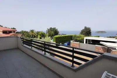 Panoramic villa with garden