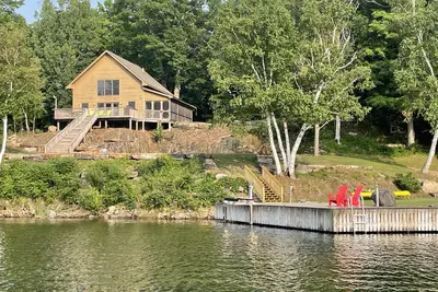Image de Lake of the Isles Waterfront Home with Dock