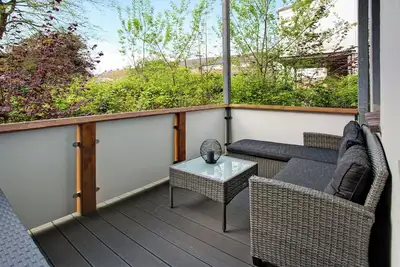Image de Appartement \"Komfortable Ferienwohnung Nähe Südstrand\" avec Balcon & Wi-Fi