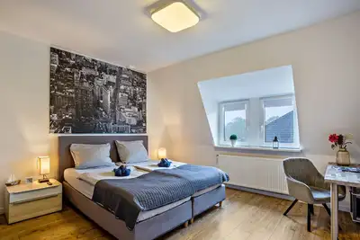 Image de Appartement doux \"Am Kurpark\" près de la mer avec Wi-Fi