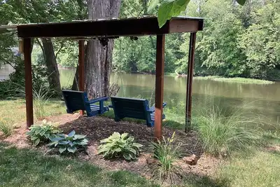 Image de Riverfront house on the Tippecanoe River- Yogi’s Den - upper level