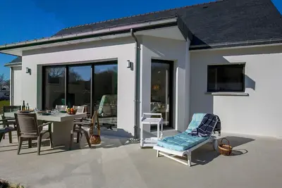 Image de Magnifique maison de vacances privée avec Wifi, Tv, terrasse, animaux admis et parking