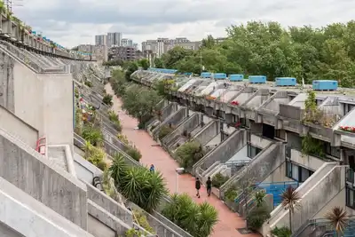 Historic brutalist penthouse in Camden